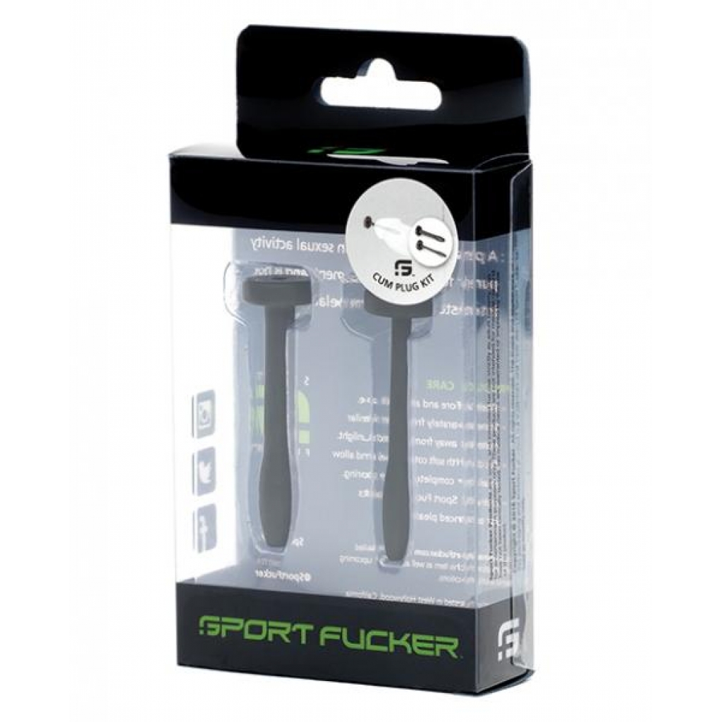 Sport Fucker Cum Plug Kit - Black - Medical Play