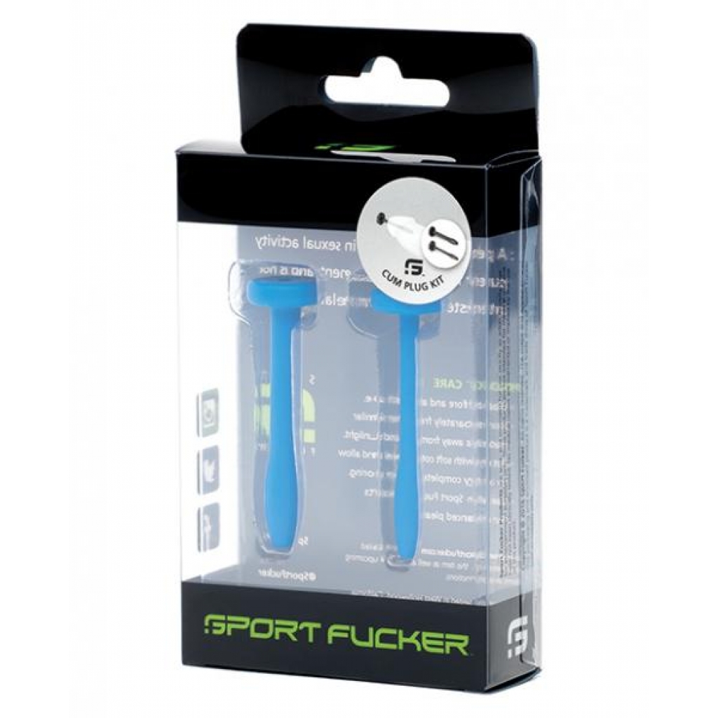 Sport Fucker Cum Plug Kit - Blue - Medical Play