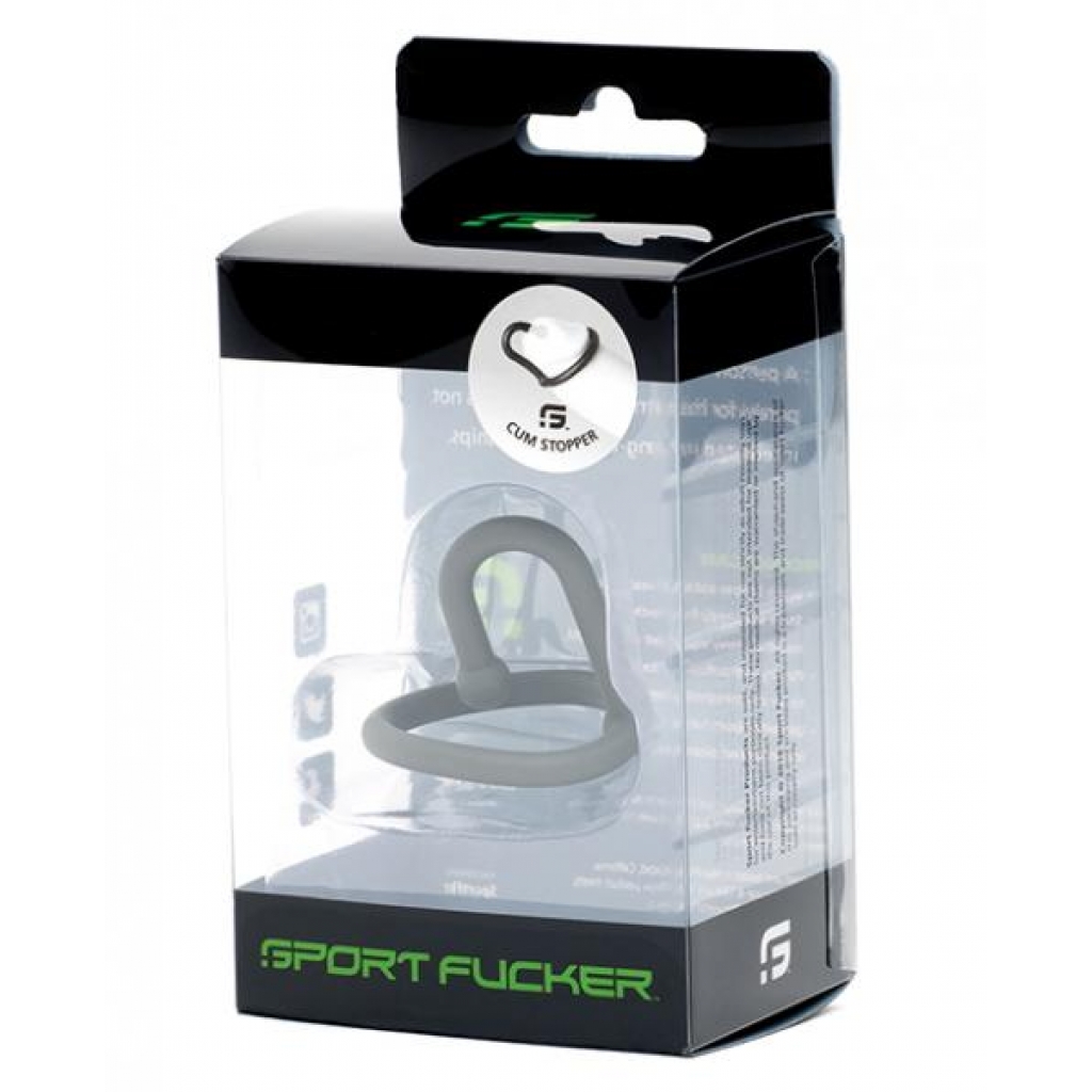 Sport Fucker Cum Stopper - Grey - Stimulating Penis Rings