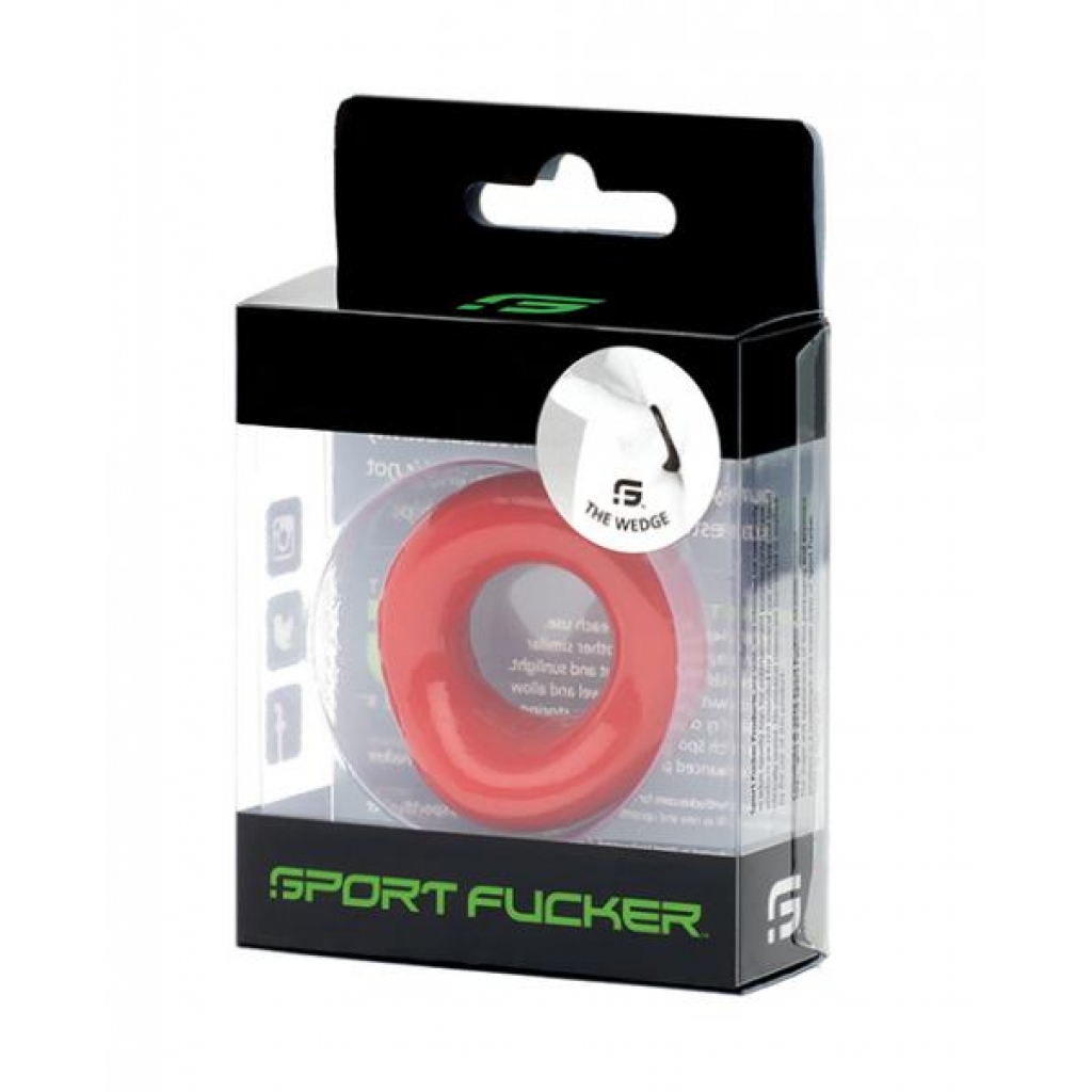 Sport Fucker Wedge - Red - Classic Penis Rings