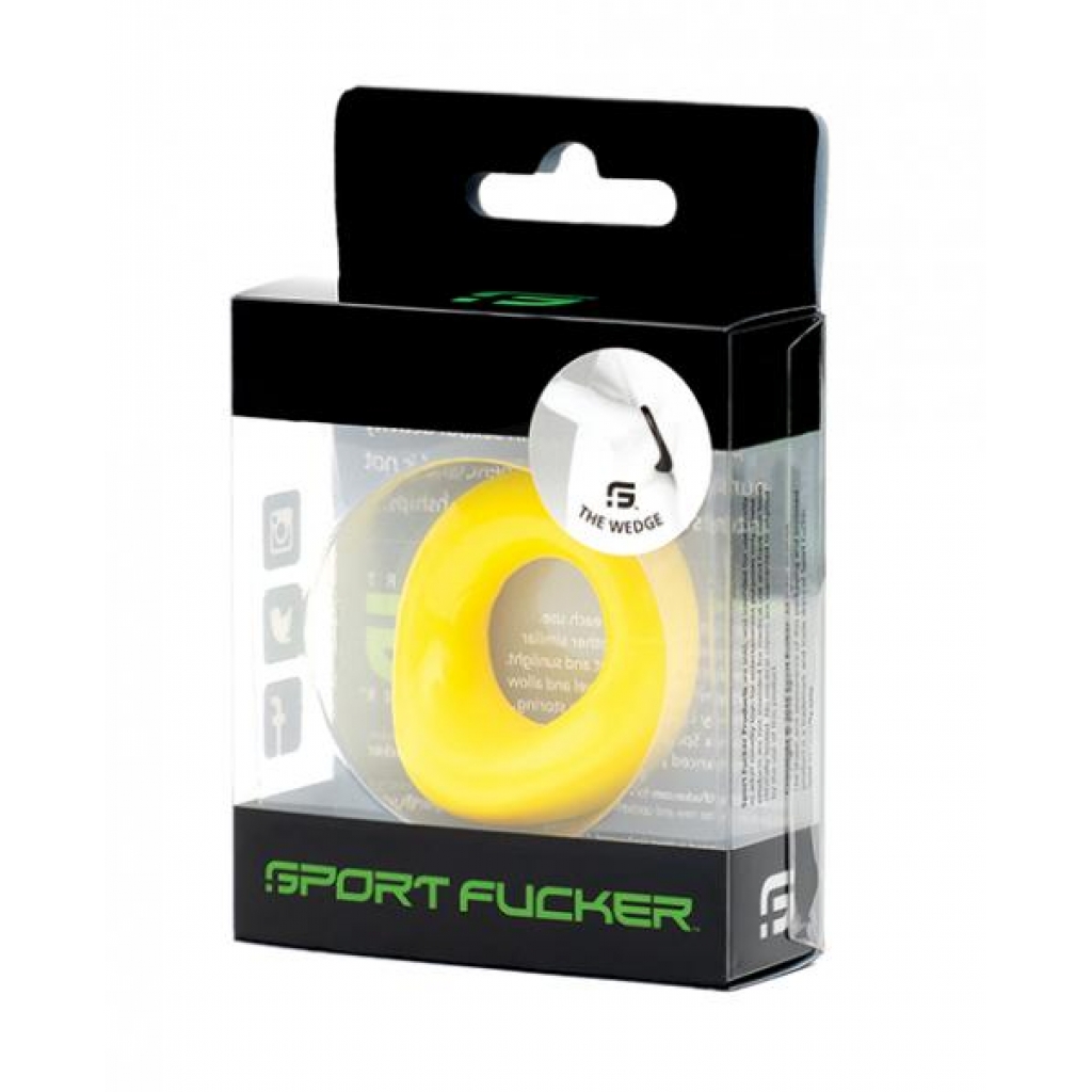 Sport Fucker Wedge - Yellow - Classic Penis Rings