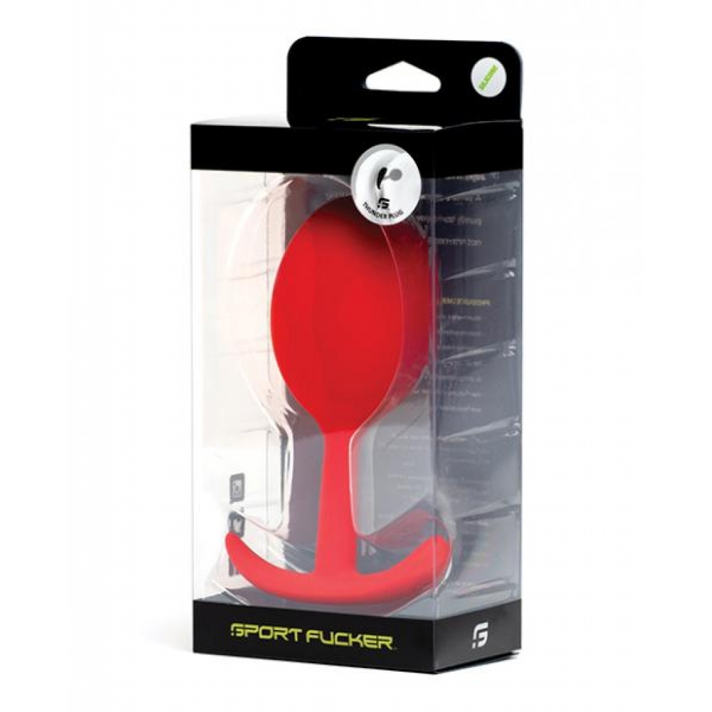 Sport Fucker Thunder Plug Large - Red - Mens Cock & Ball Gear