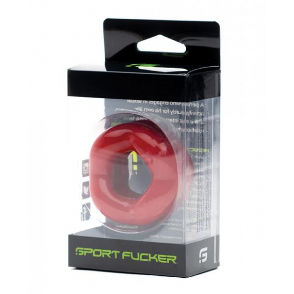 Sport Fucker Revolution Ring Stretcher - Red - Classic Penis Rings