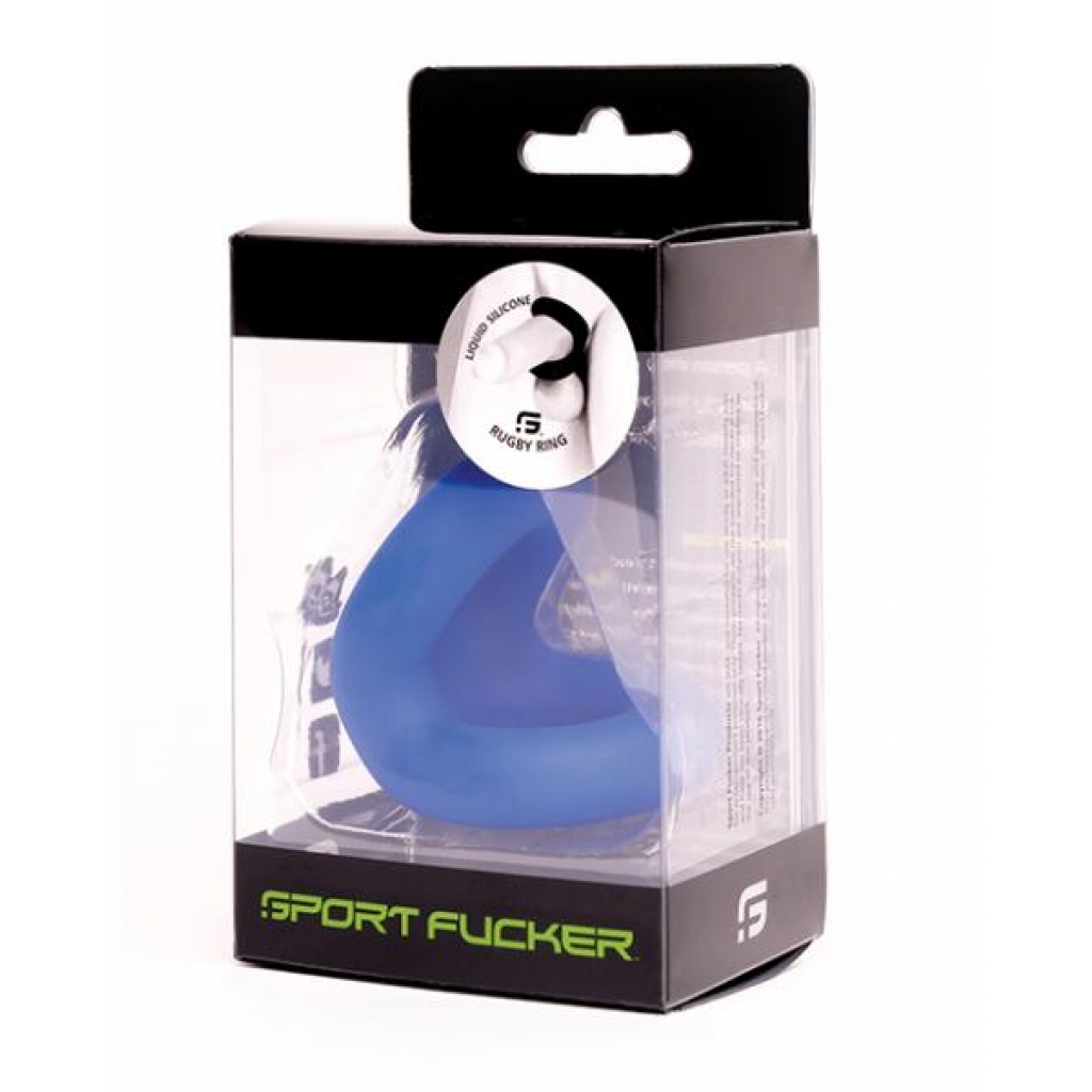 Sport Fucker Rugby Ring - Blue - Mens Cock & Ball Gear