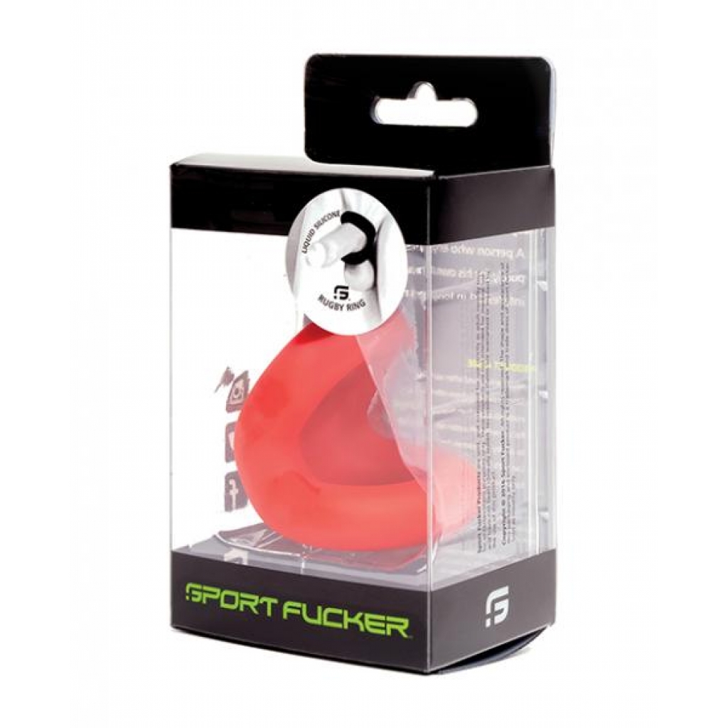 Sport Fucker Rugby Ring - Red - Stimulating Penis Rings