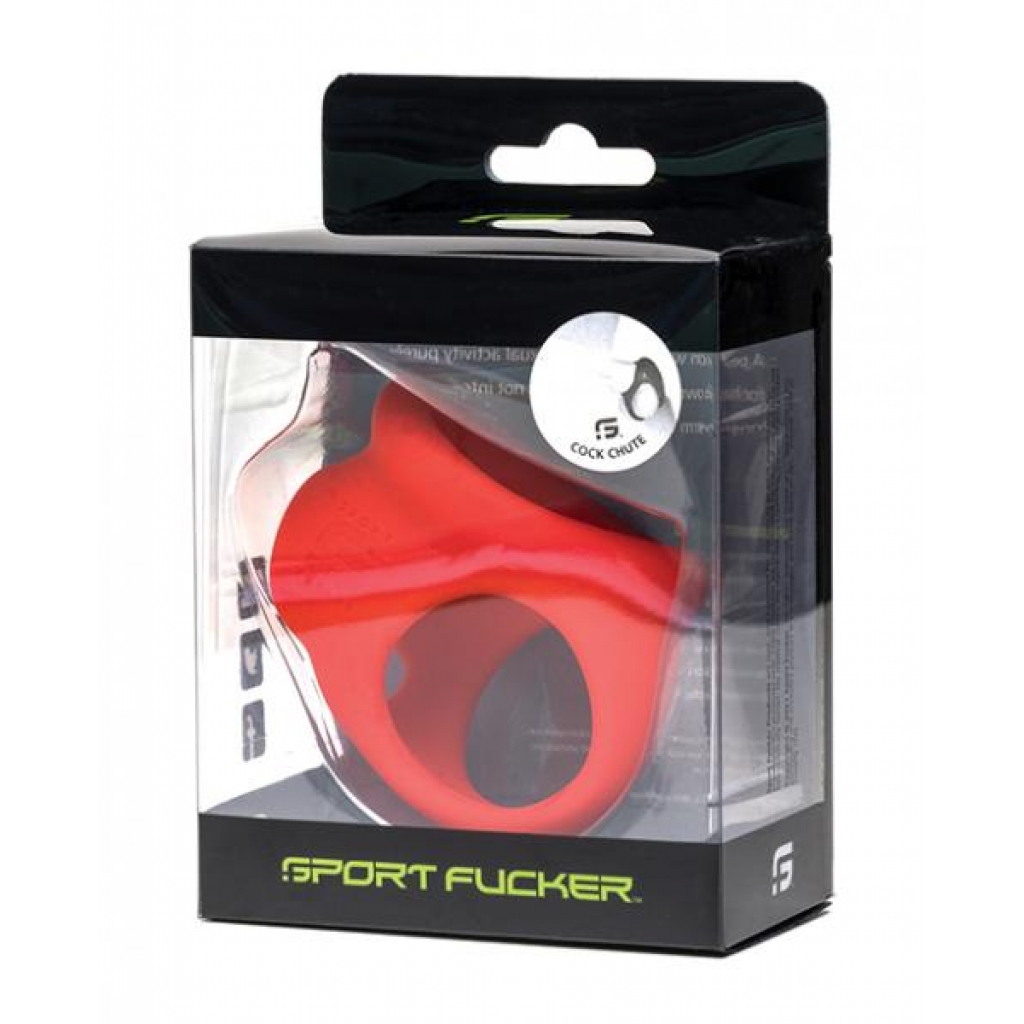 Sport Fucker Cock Chute - Red - Mens Cock & Ball Gear