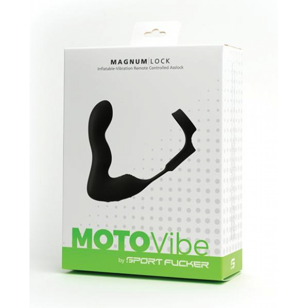 Sport Fucker Motovibe Magnum Lock - Black - Anal Plugs