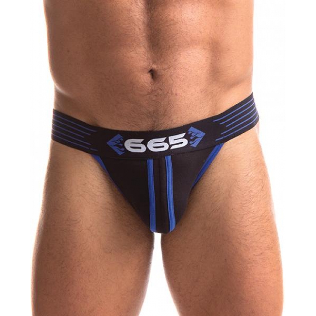 665 Rally Jockstrap - M Blue - Mens Underwear