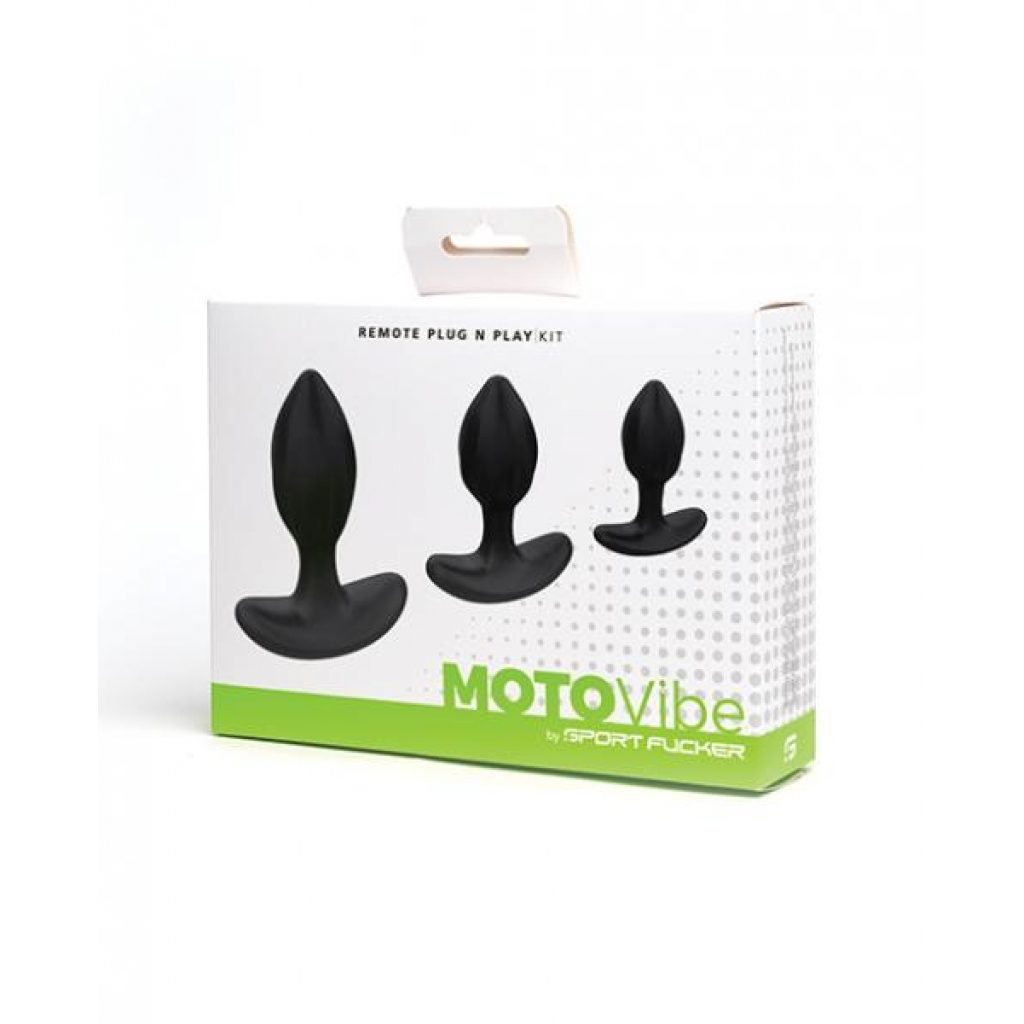 Sport Fucker Motovibe Plug N Play Kit - Black - Anal Trainer Kits