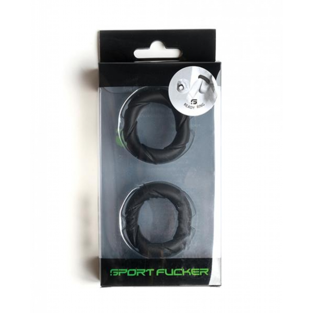 Sport Fucker Ready Rings - Black - Classic Penis Rings