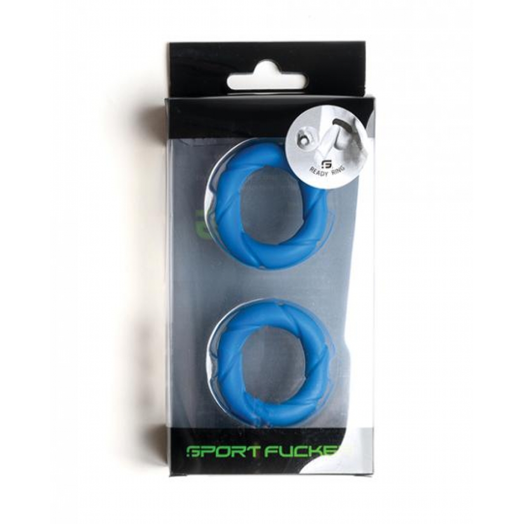 Sport Fucker Ready Rings - Blue - Classic Penis Rings