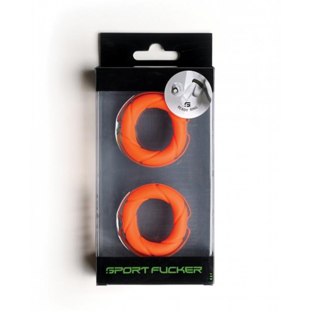 Sport Fucker Ready Rings - Orange - Classic Penis Rings