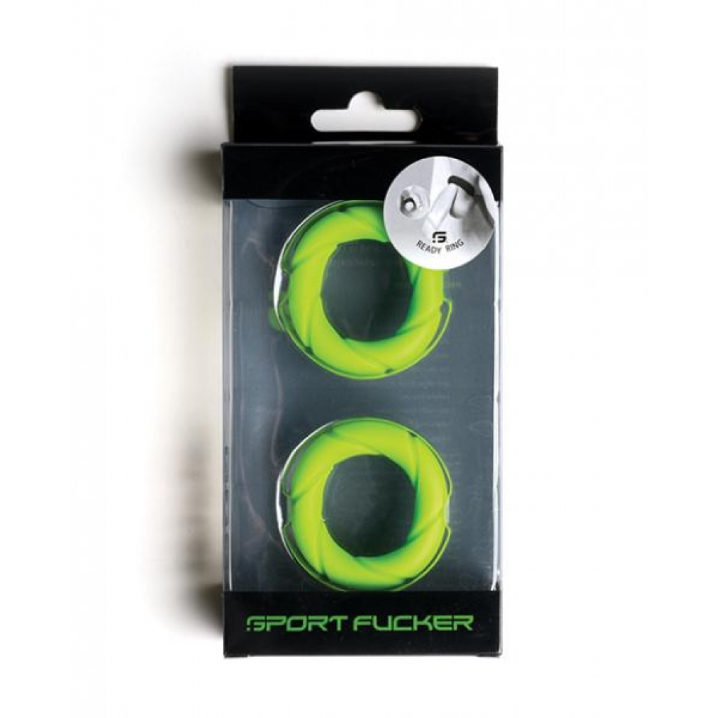 Sport Fucker Ready Rings - Green - Classic Penis Rings