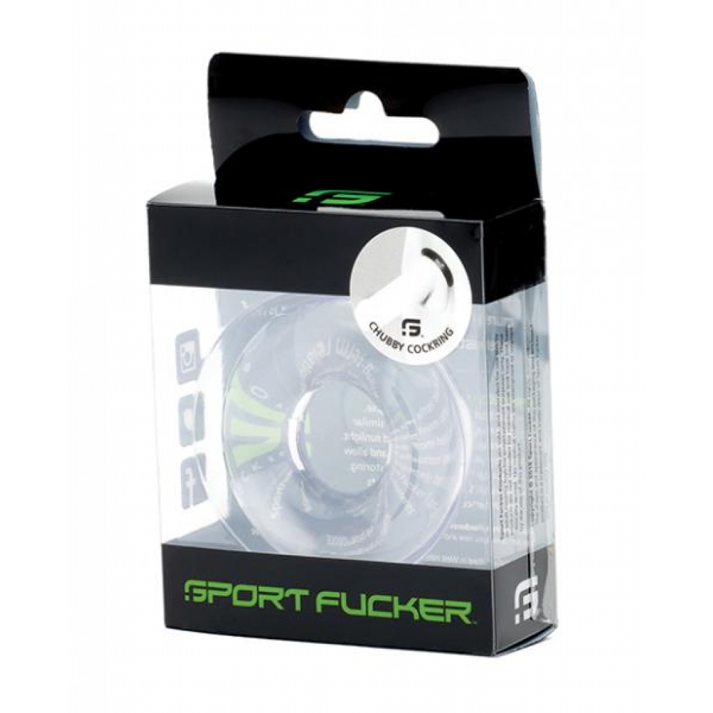 Sport Fucker Chubby Cockring - Clear - Classic Penis Rings