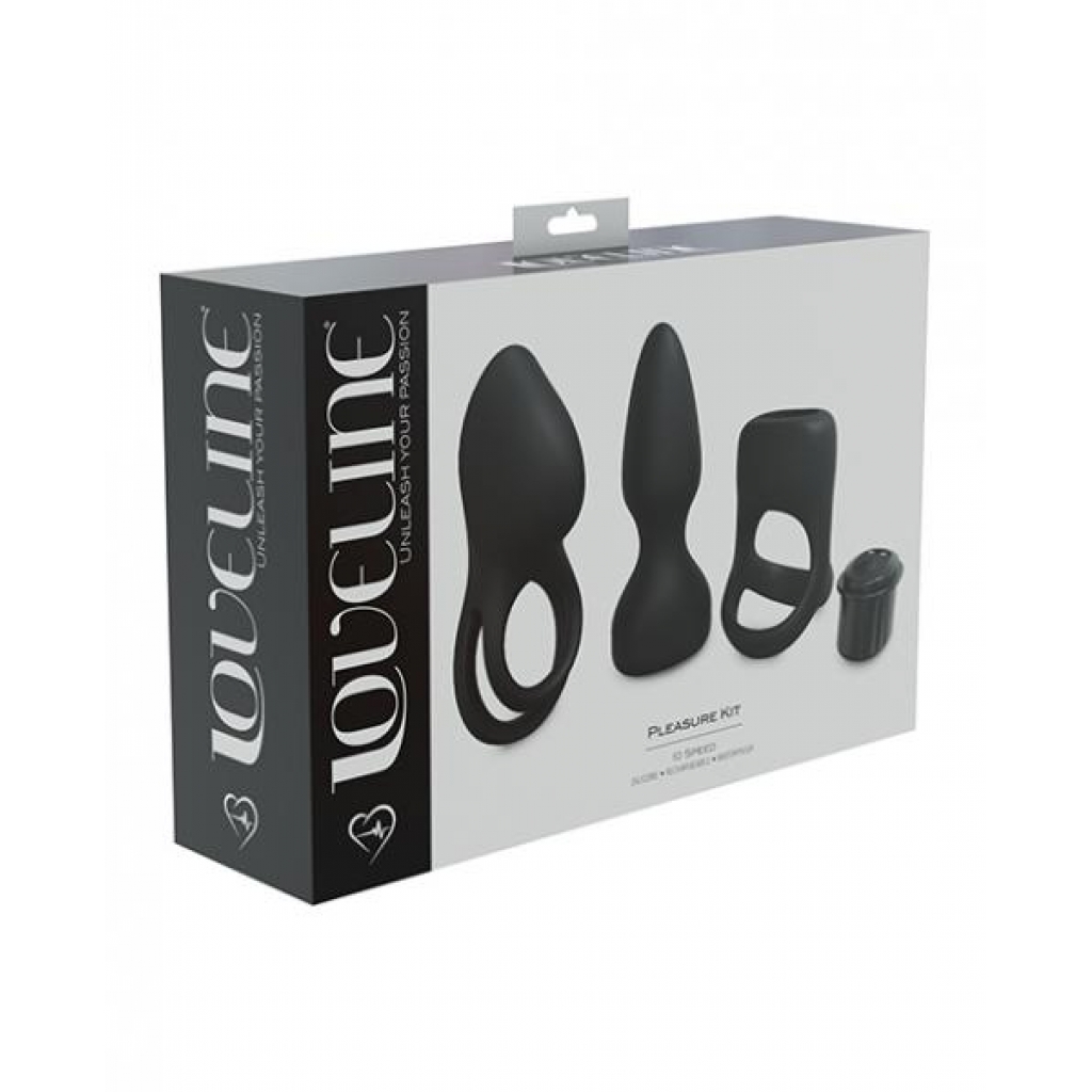 Shots Loveline Pleasure Kit - Black - Kits & Sleeves