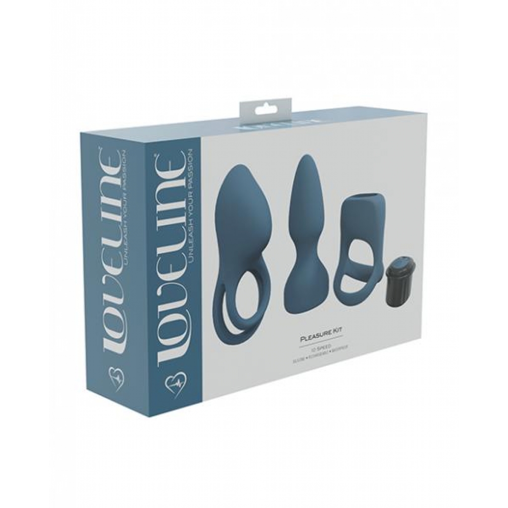 Shots Loveline Pleasure Kit - Blue Grey - Kits & Sleeves