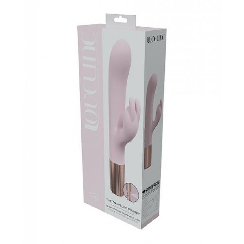 Shots Loveline Traveler Rabbit Vibrator - Pink - Rabbit Vibrators