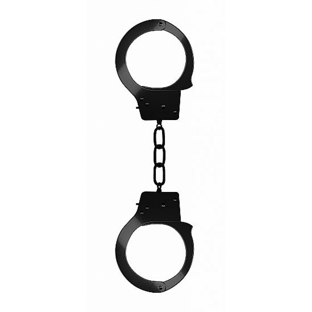 Ouch Beginner's Metal Handcuffs - Black