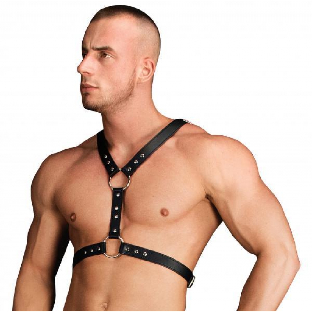 Thanos Chest Centerpiece Body Harness - Adjustable Black Design