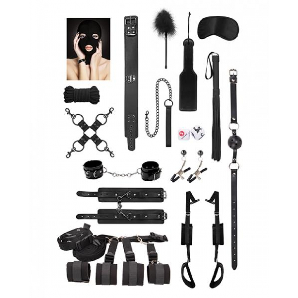 Ouch Advanced Bondage Kit Black - BDSM Kits