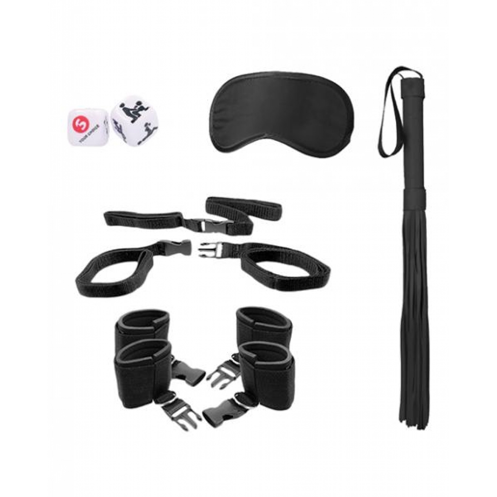 Ouch Bed Post Bindings Restraint Kit Black - Babydolls & Slips