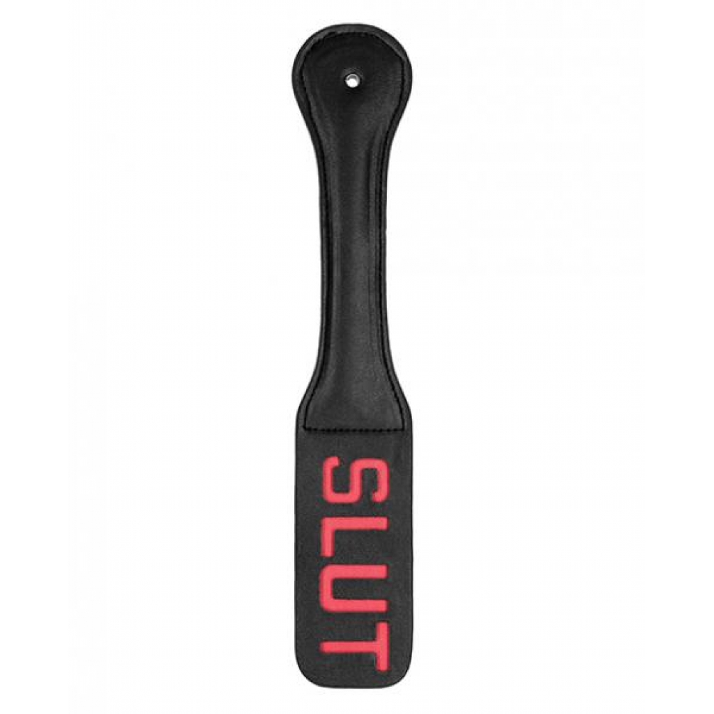 Ouch Slut Impression Paddle Black - Paddles