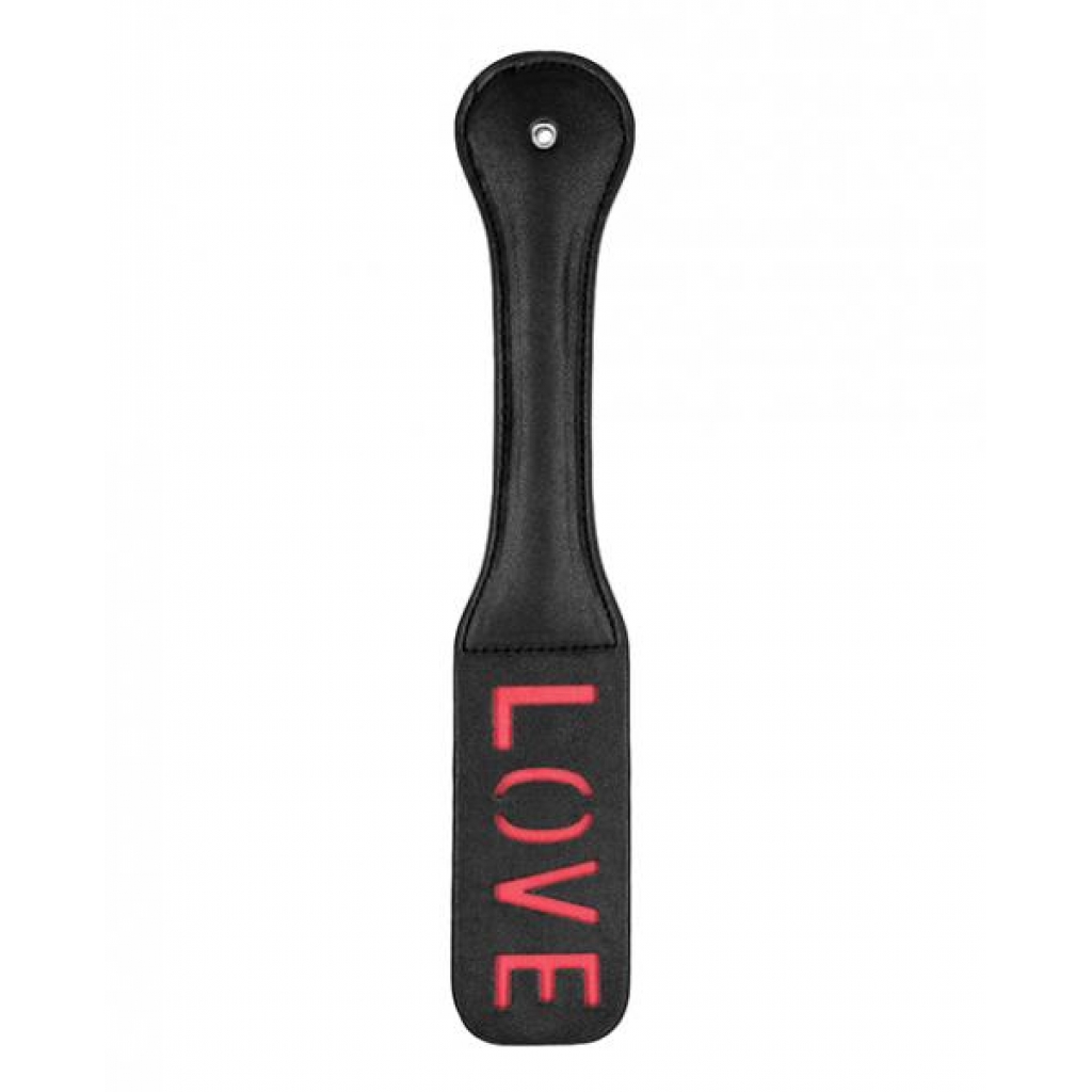 Shots Ouch Love Paddle - Black - Paddles