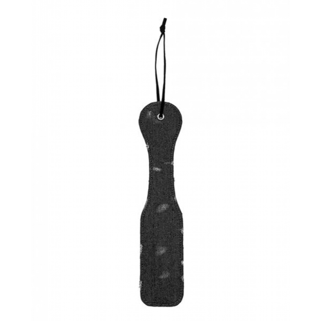 Ouch! Denim Paddle - Durable Bondage Accessory - Black