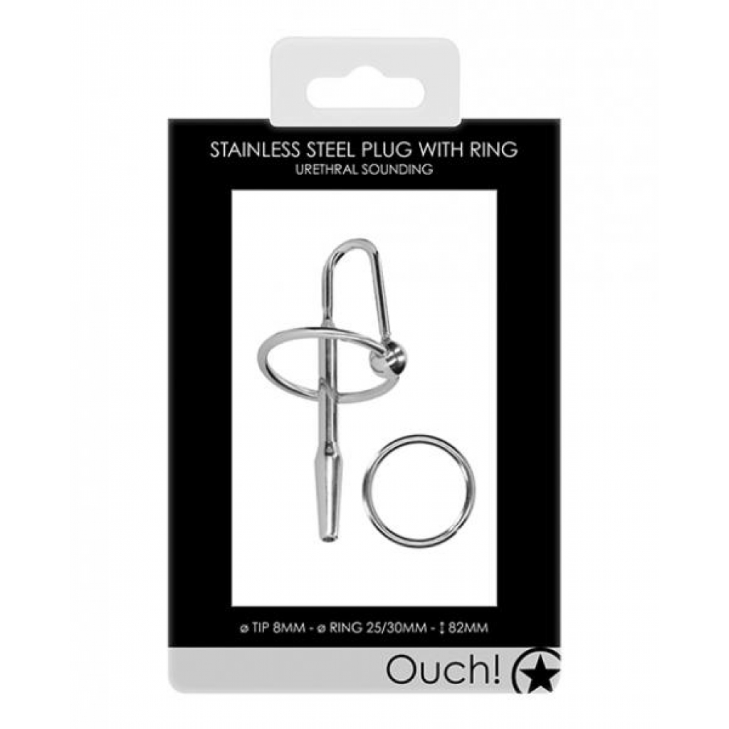 Shots Ouch Urethral Sounding Metal Plug - Medical Play