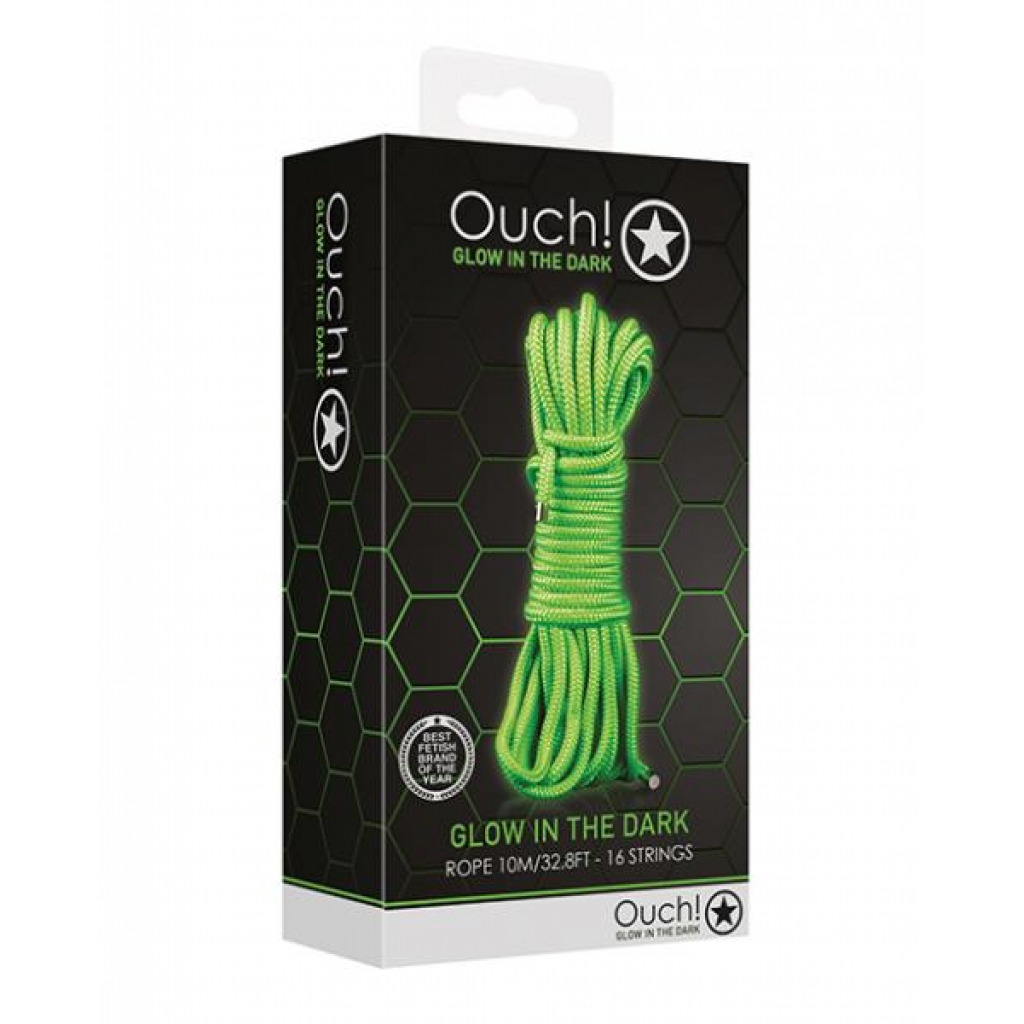 Shots Ouch Rope - 10m Glow In The Dark - Rope, Tape & Ties