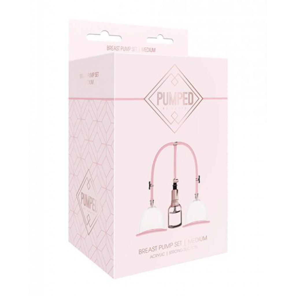 Shots Pumped Breast Pump Set - Medium Rose Gold - Nipple Pumps