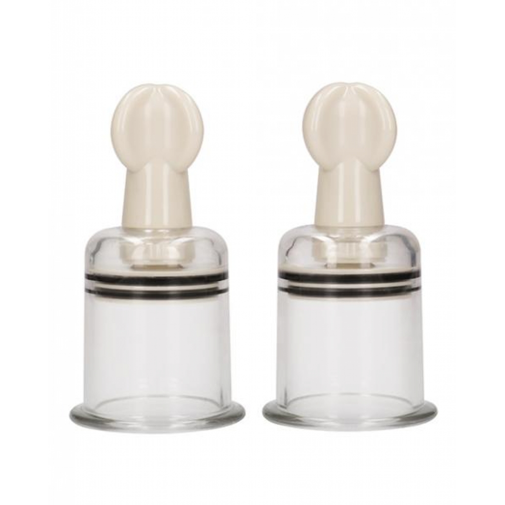 Pumped Nipple Suctions Set Large Clear - Nipple Pumps