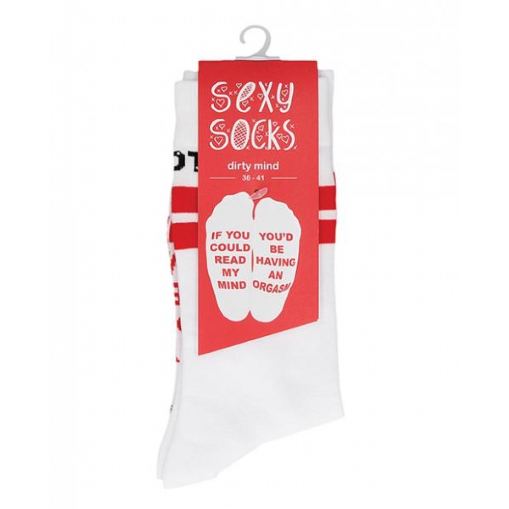 Shots Sexy Socks Dirty Mind - Female - Serving Ware