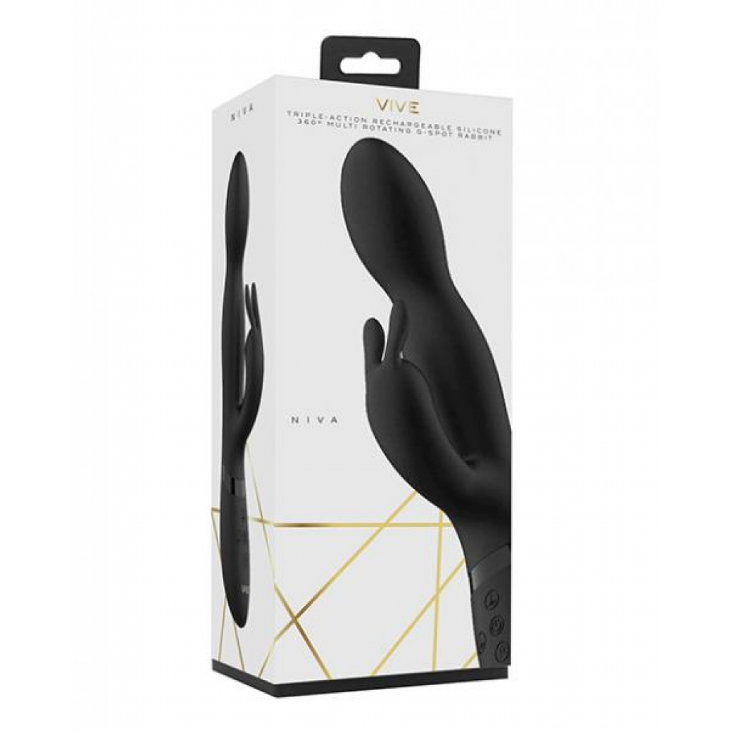 Shots Vive Niva - Black - Rabbit Vibrators