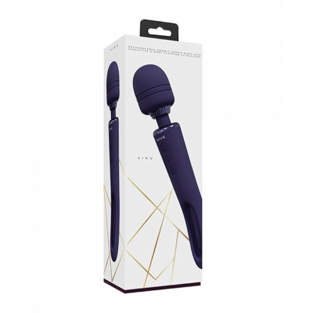 Shots Vive Kiku Double Ended Wand & G-spot Stimulator - Purple - Body Massagers