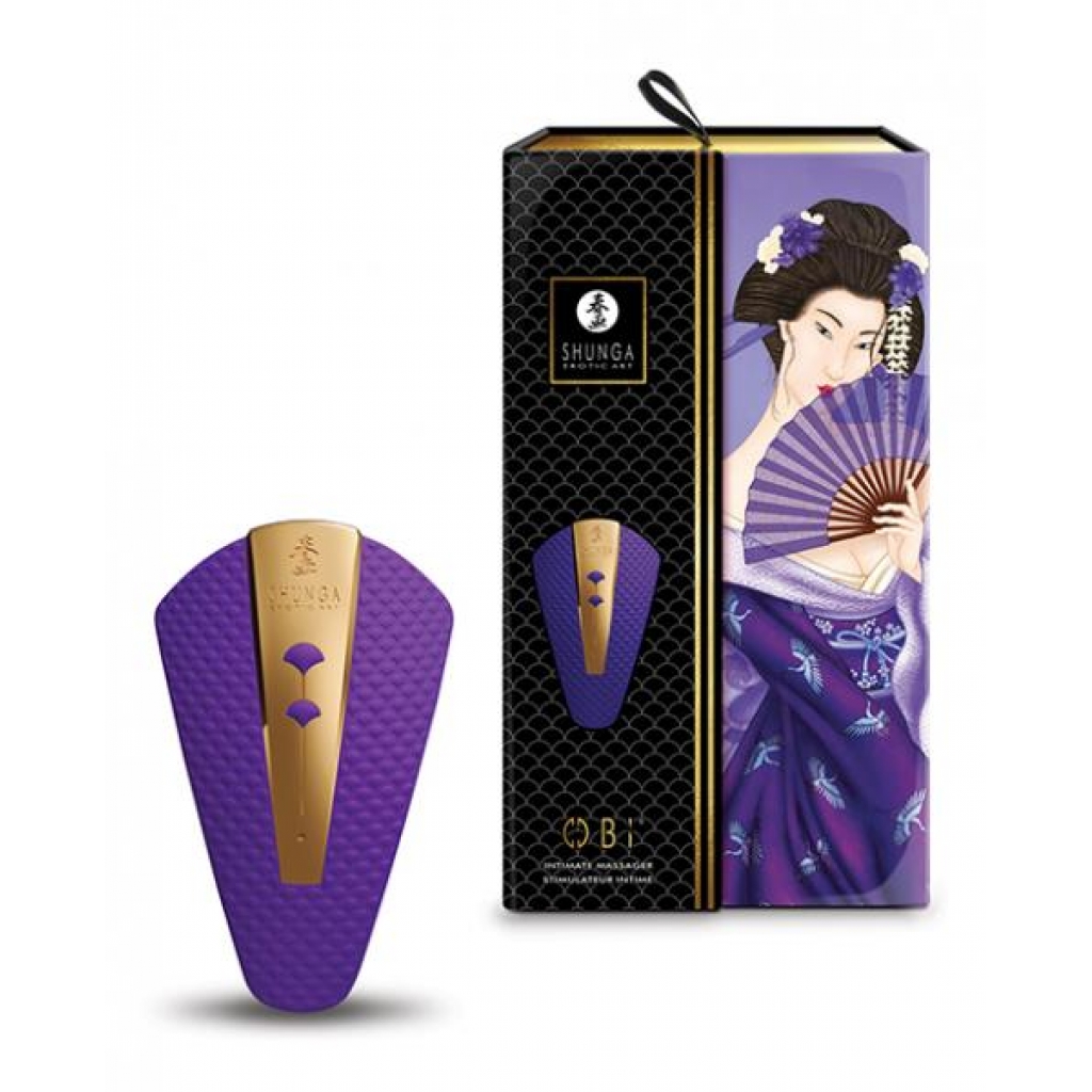 Shunga Obi Intimate Massager - Purple - Clit Cuddlers