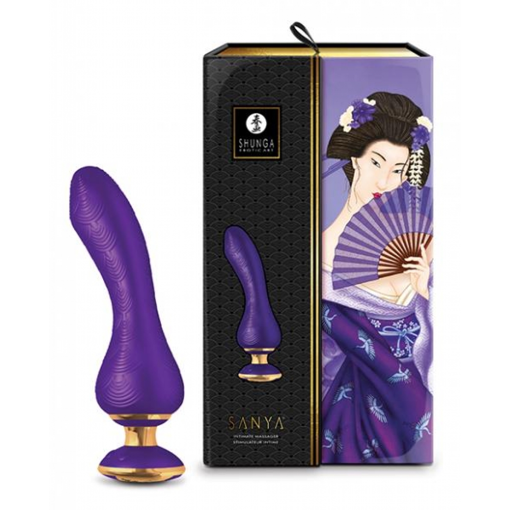 Shunga Sanya Intimate Massager - Purple - Traditional