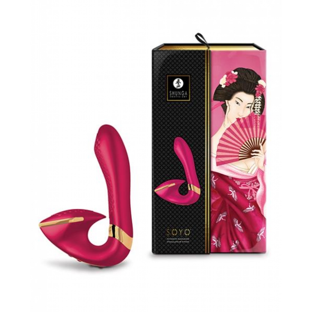 Shunga Soyo Intimate Massager - Raspberry - Luxury