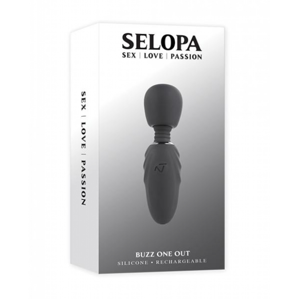 Selopa Buzz One Out Mini Wand - Black - Body Massagers