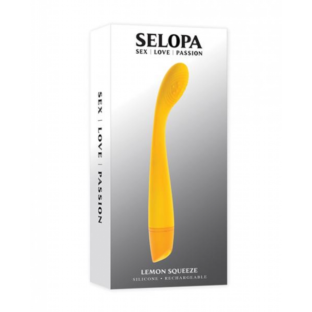 Selopa Lemon Squeeze - Yellow - G-Spot Vibrators