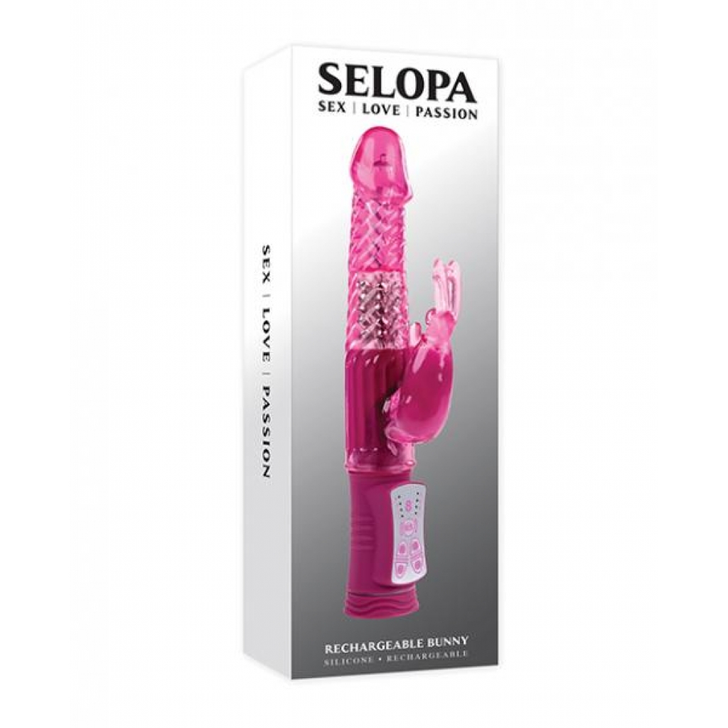 Selopa Rechargeable Bunny - Pink - Rabbit Vibrators