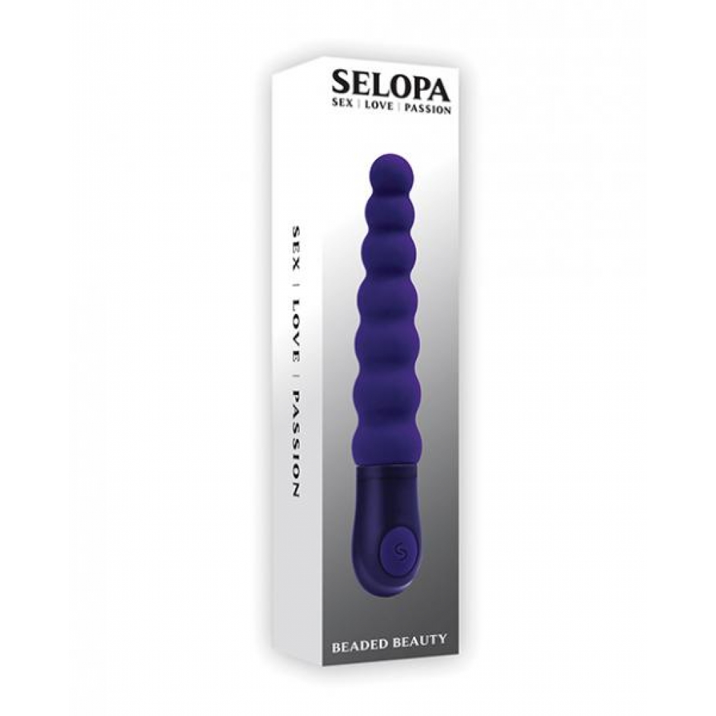 Selopa Beaded Beauty - Purple Vibrator