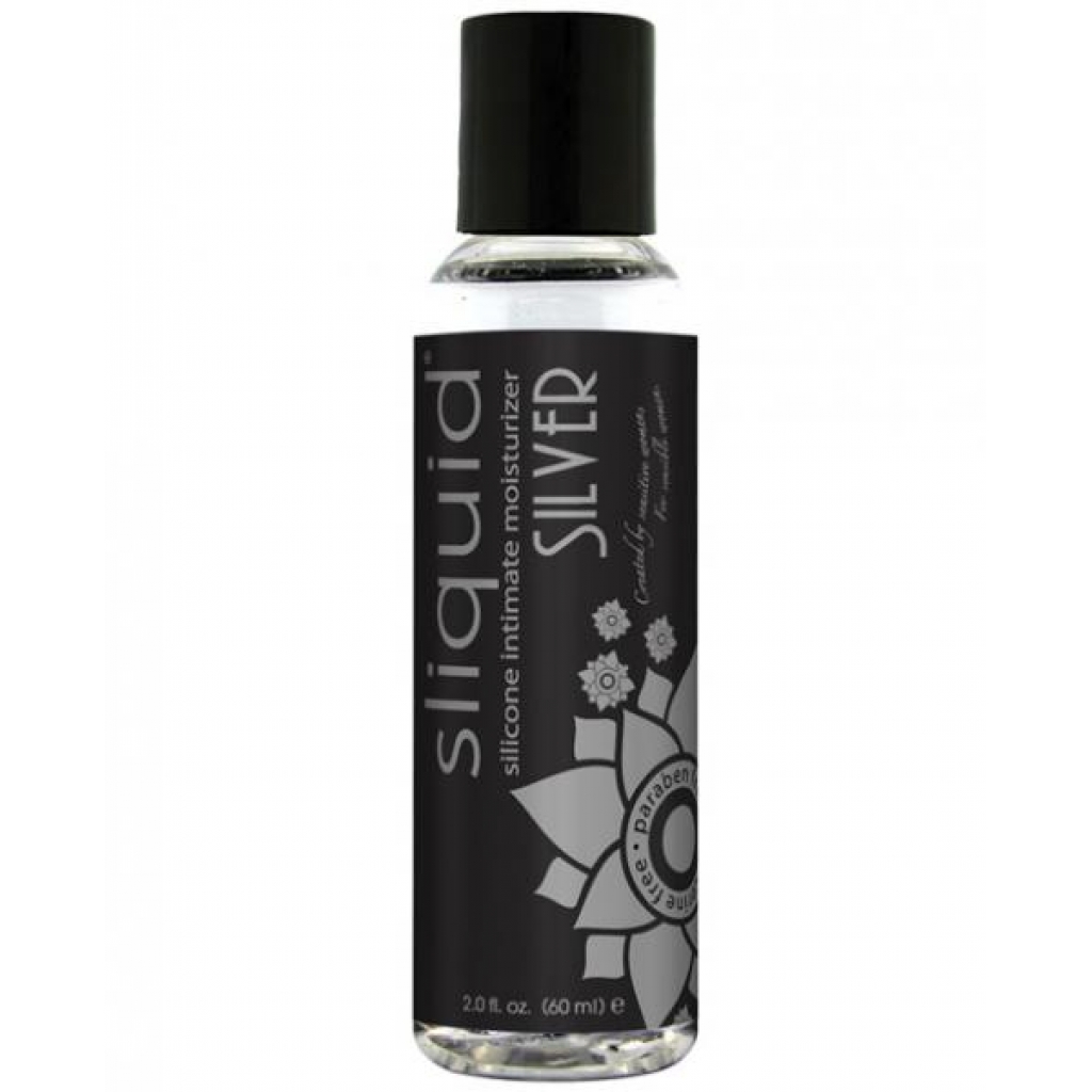 Sliquid Naturals Silver Silicone Lubricant 2oz - Lubricants