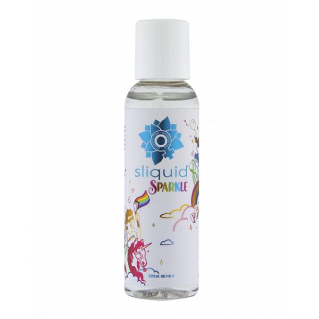 Sliquid Naturals Sparkle Pride Water Based Lube - 2 Oz - Lubricants