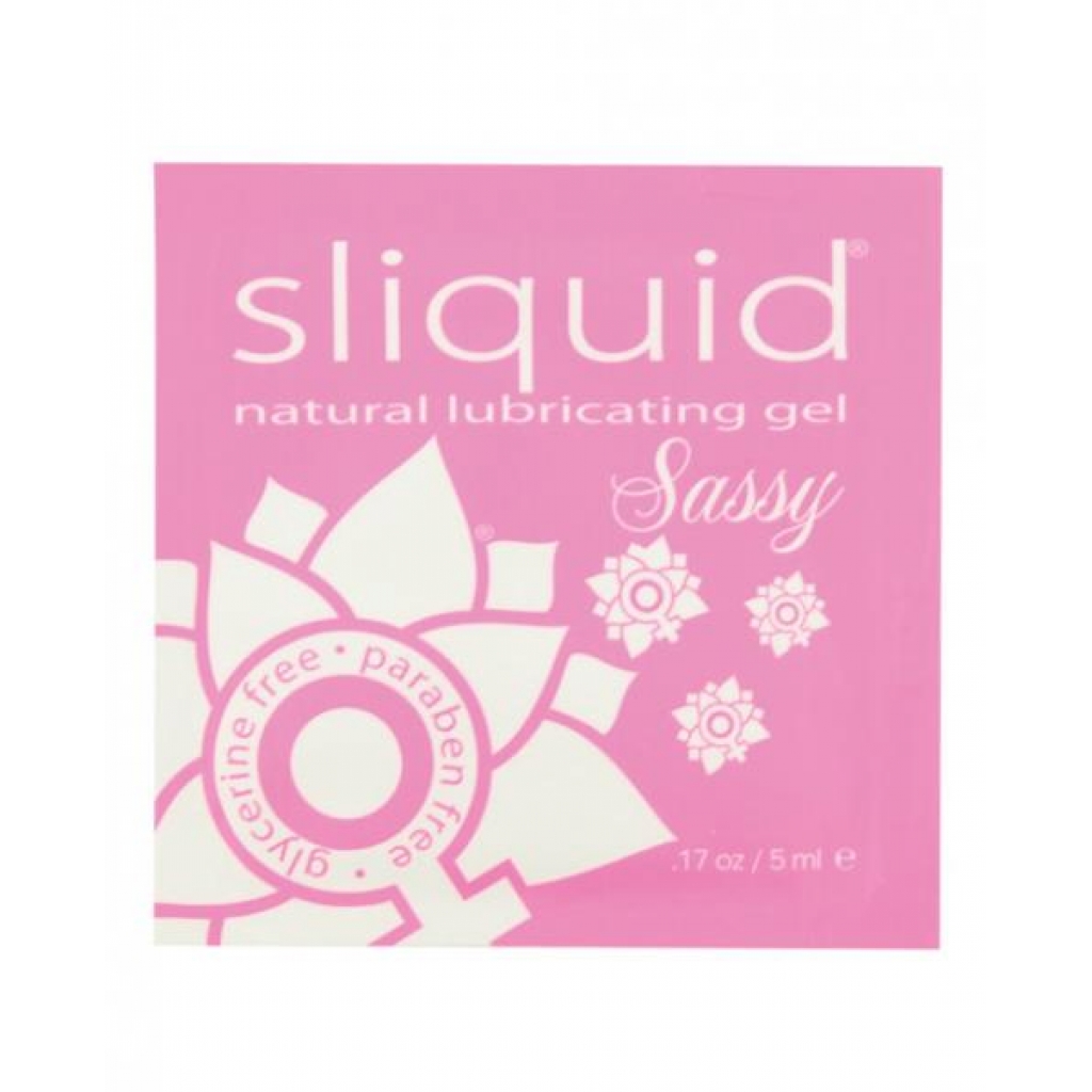 Sliquid Naturals Sassy Lubricating Gel Pillows .17oz - Lubricants