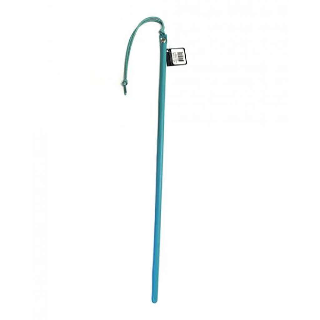 Spartacus 24-Inch Leather Wrapped Cane - Baby Blue