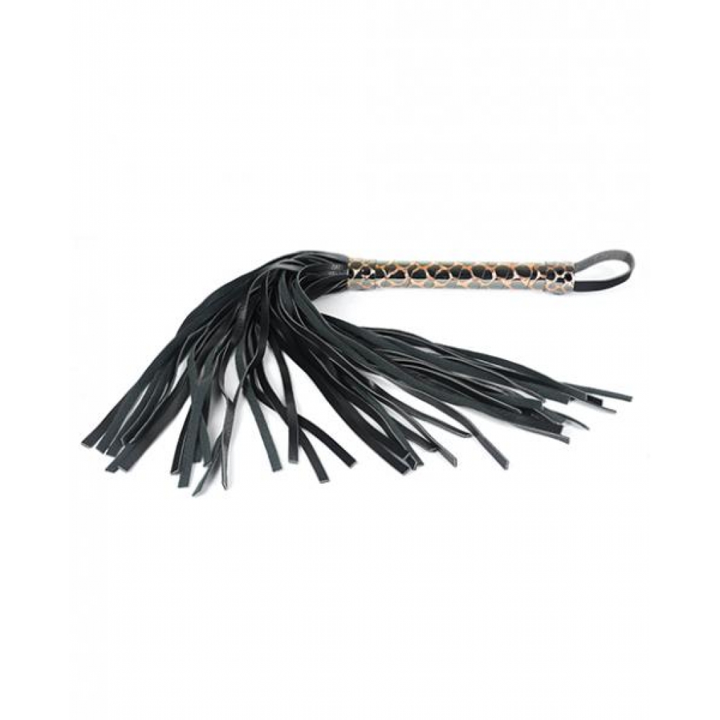 Spartacus Faux Leather Flogger - Gold - Floggers