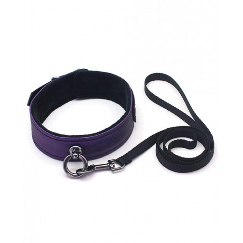 Spartacus Galaxy Legend Collar & Leash - Purple