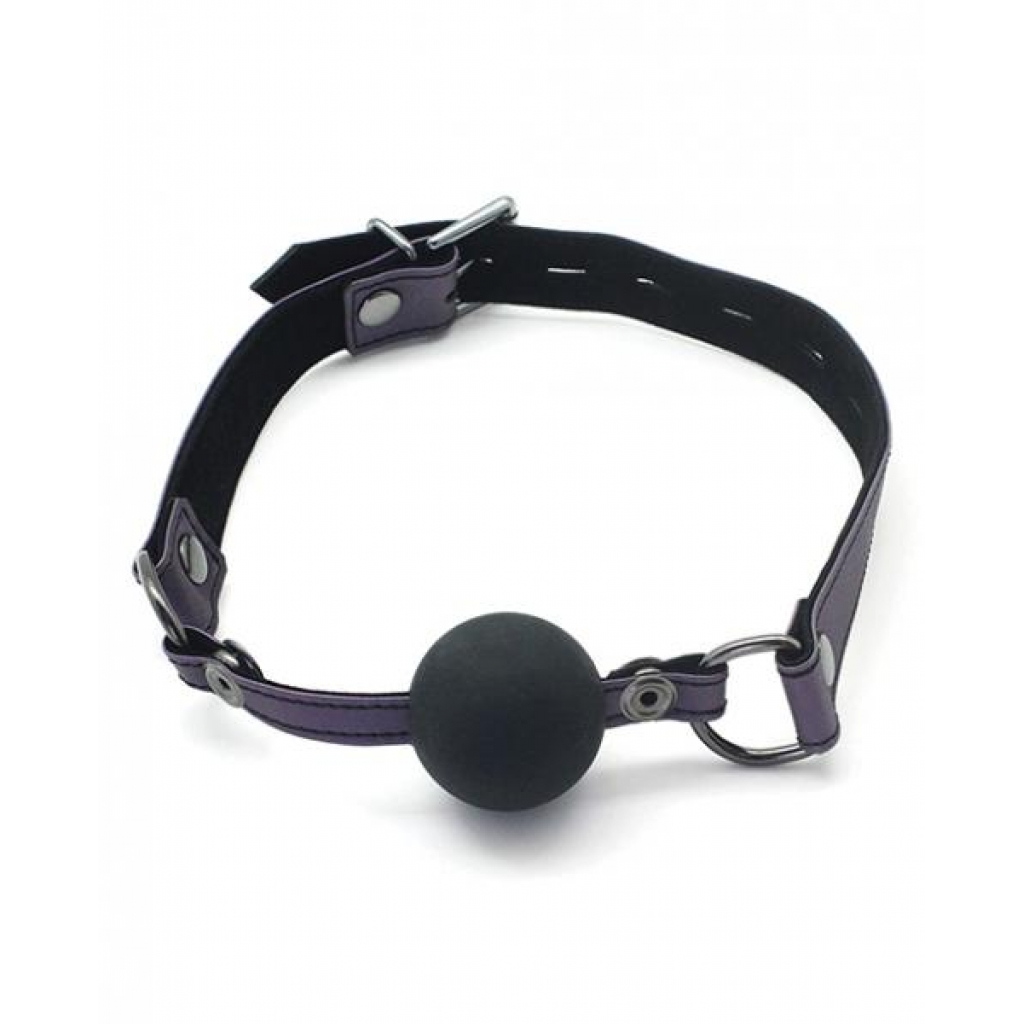 Spartacus Galaxy Legend Silicone Ball Gag - Purple - Ball Gags