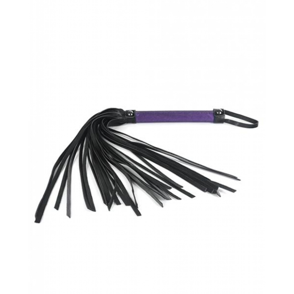 Spartacus Galaxy Legend Faux Leather Whip Purple - Babydolls & Slips